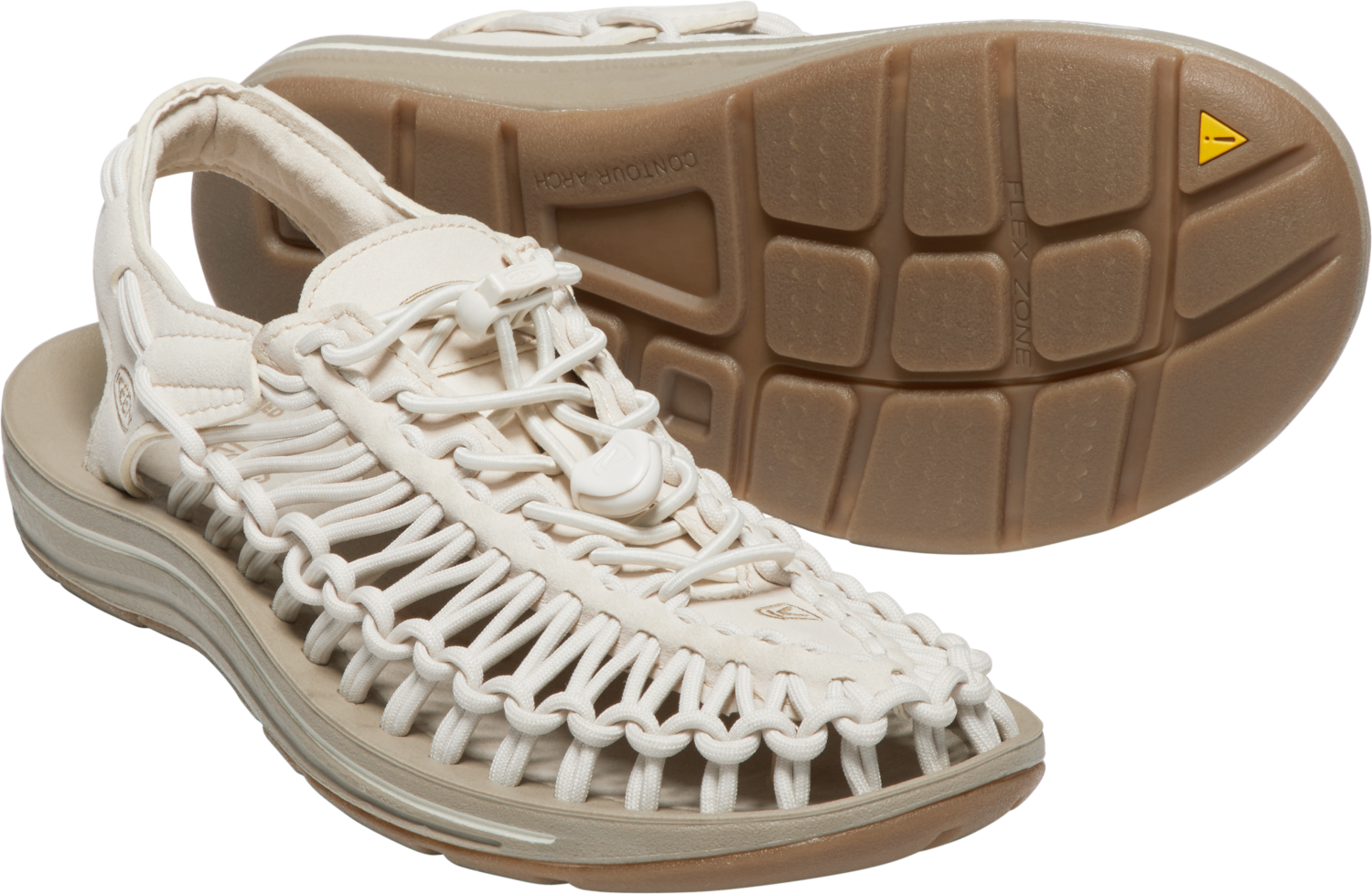 Uneek W sneakers - White Cap/Cornstalk